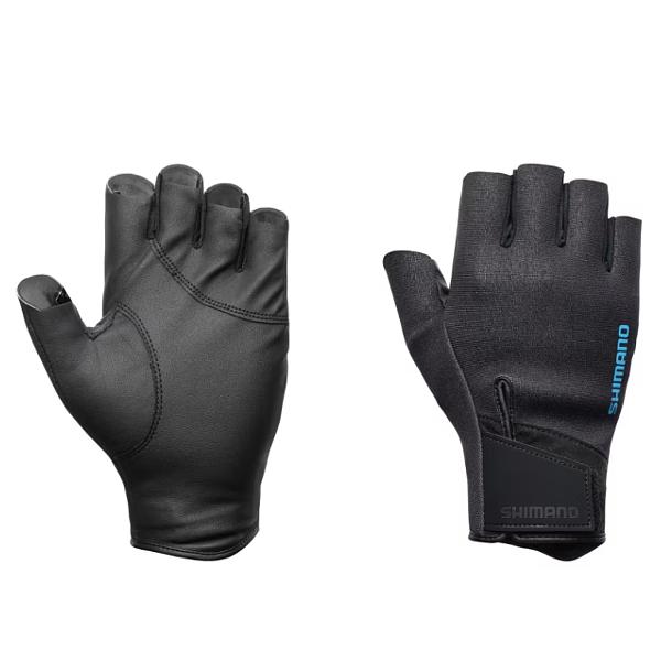 爆買 シマノ 　03 タイタニューム・アルファ グローブ 5 　GL-056Y 　ブラック 　XL