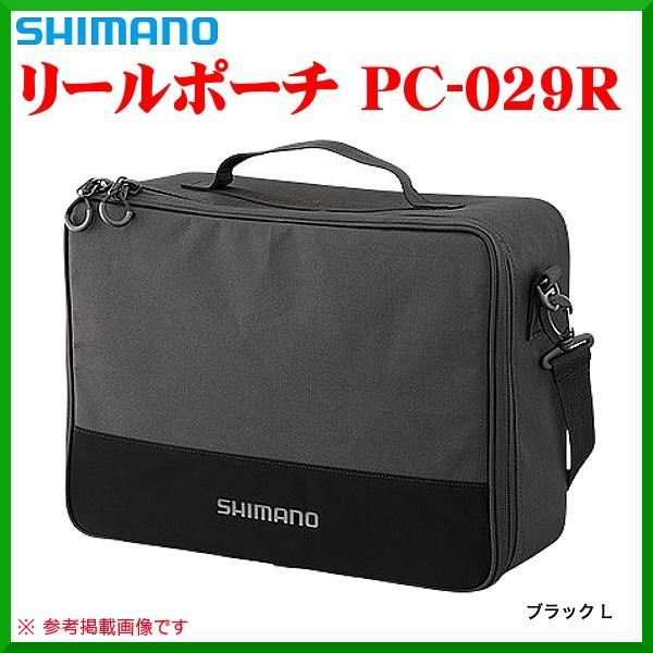 シマノ 　リールポーチ 　PC-029R 　ブラック 　L  　「」