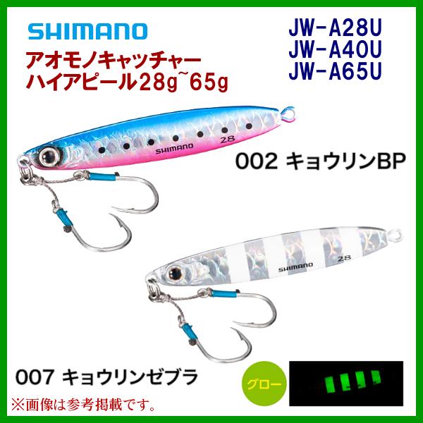 シマノ 　アオモノキャッチャー ハイアピール 28g 　JW-A28U 　002 キョウリンBP 　...