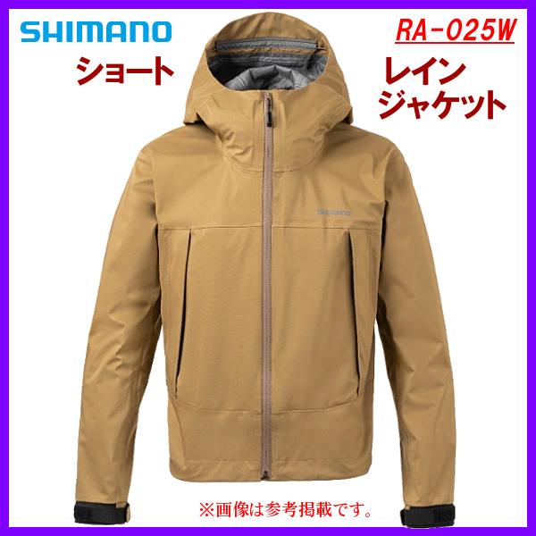 シマノ 　ショートレイン ジャケット 　RA-025W 　ベージュ 　L 　( 2023年 3月新製...
