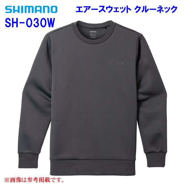 シマノ 　エアースウェット クルーネック 　SH-030W 　チャコール 　XL 　( 2023年 ...