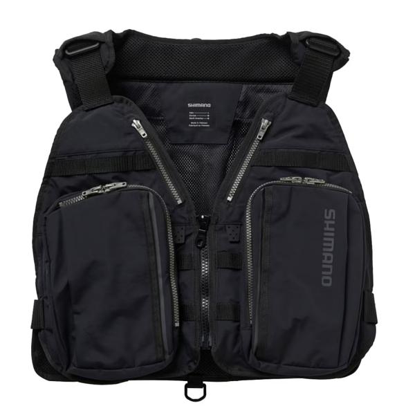 シマノ 　鮎GAME ベスト 　VE-041X 　ブラック 　2XL