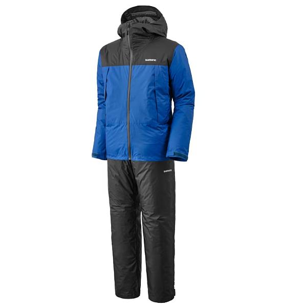 シマノ 　ベーシックインサレーション レインスーツ 01 　RB-057X 　ブルー 　2XL　