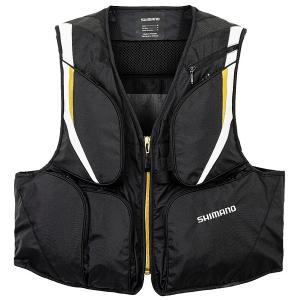 シマノ 2WAY ショートベスト 　VE-520W 　ブラック 　XL｜フーガショップA