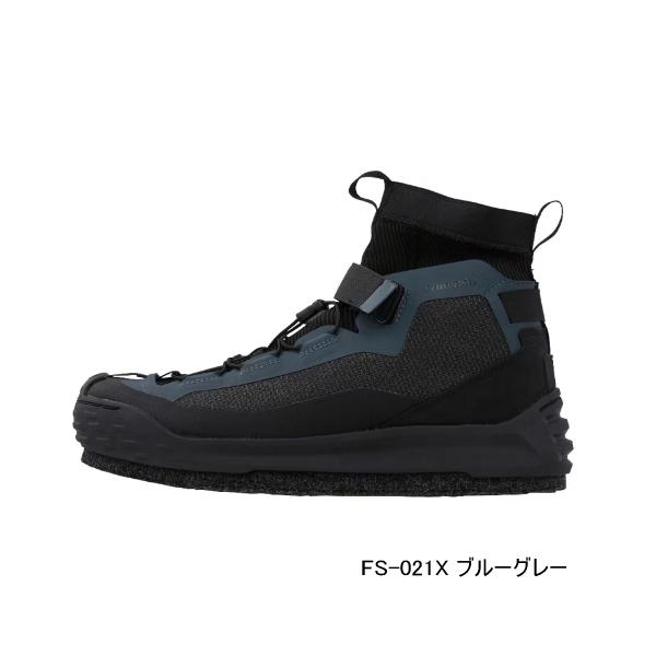 （特価） （24年3月新商品） シマノ ロックシューズ カットラバーピンフェルト FS-021X ブ...