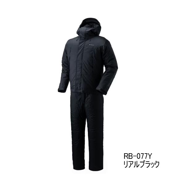 （26年9月新商品） シマノ ベーシックハイロフト レインスーツ 01 RB-077Y リアルブラッ...