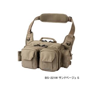 ≪'23年3月新商品！≫ シマノ タフショルダー BS-221W サンドベージュ Sサイズ｜fugashop2