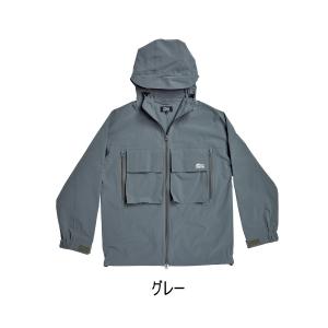 ≪'24年7月新商品！≫ アブガルシア ウォーターレジスタント フィッシングパーカー グレー Lサイズ 【返品不可】｜fugashop2