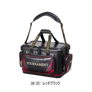 ≪'23年10月新商品！≫ ダイワ トーナメントクールバッグ 38 (D) レッドブラック｜fugashop2