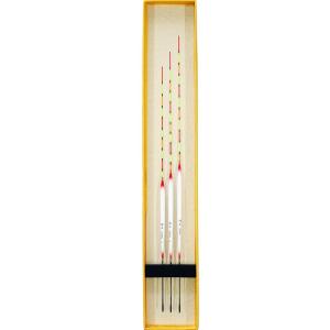 ヘラブナ 釣用 へら浮き 3本 セット 逐風 全長32〜36cm パイプトップ