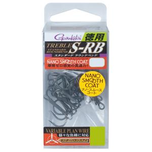 がまかつ バラ 徳用 トレブルS-RB(ナノスムースコート) #4 トレブルフック