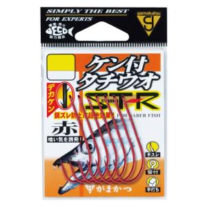 がまかつ バラ ケン付タチウオST-R(赤) 4/0