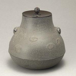 茶道具・炉釜・透木釜】 桜川透木釜 政光作 : ふげつ工房ヤフー店