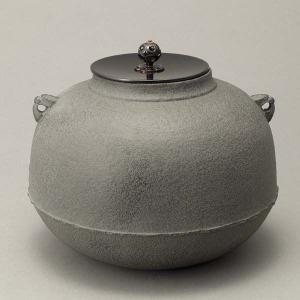 茶道具・炉釜・透木釜】 桜川透木釜 政光作 : ふげつ工房ヤフー店