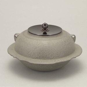 茶道具・炉釜・透木釜】 桜川透木釜 政光作 : ふげつ工房ヤフー店