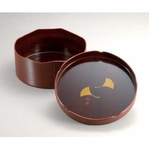 茶道具 千歳盆 真塗り 蓋裏銀杏紋 樹脂製 真塗 茶道 : 茶道具いまや