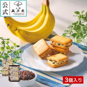 夏ギフト/クリームサンド　バナナ＆レーズン３個入/ 御中元　焼き菓子 菓子折り 粗品 ギフト プチギフト お菓子 洋菓子 スイーツ 内祝 御礼 御祝 返礼 個包装