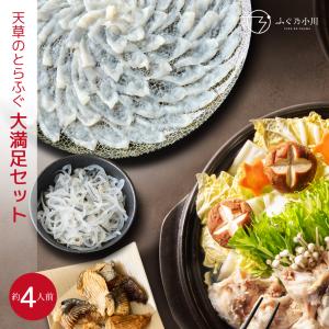 とらふぐ刺身&ふぐ鍋＆唐揚げセット 4人前   ギフト