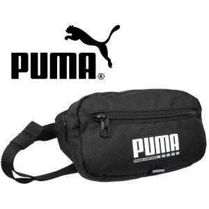 PUMA プーマ プラス ウエストバッグ ボディバッグ 男女兼用 メンズ レディース 軽量 コンパクト 黒 ブラック 容量約1.5L 090349 01