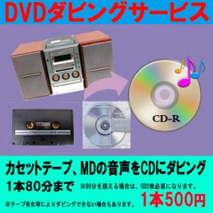 カセットテープ or MD の音声をCDへ ダビ...の商品画像