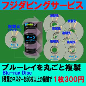 1種類の ブルーレイ を複製（50枚の価格）コピー ダビング