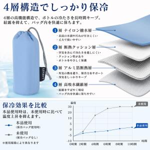 ペットボトルホルダー 保冷 9時間 600ml...の詳細画像2