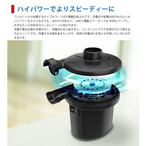 エアポンプ 電動 2WAY 空気入れ 空気抜き...の詳細画像2