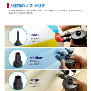 エアポンプ 電動 2WAY 空気入れ 空気抜き...の詳細画像4