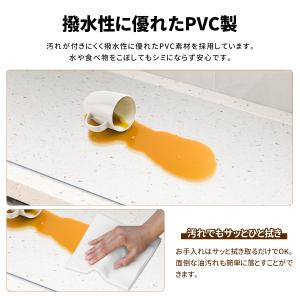 キッチンマット 透明 60x180cm 【サッ...の詳細画像3