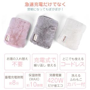 湯たんぽ あったか 冬 ソフト 充電式 電熱 ...の詳細画像3