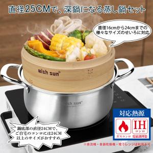 蒸し板鍋セット 2点セット IH対応 ガス対応...の詳細画像2