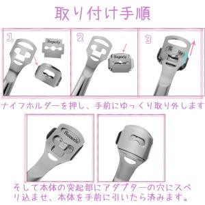 角質取り かかとやすり 替刃10枚付き 足の角...の詳細画像5