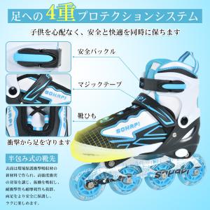 インラインスケート インラインシューズ ローラ...の詳細画像1