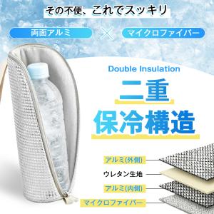 ペットボトルホルダー 保冷 9時間 保温 ペッ...の詳細画像4