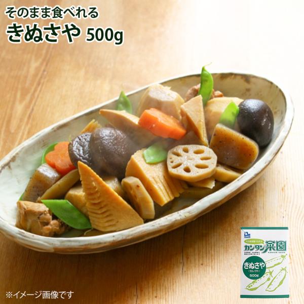 きぬさや 500g 中国産 ノースイ さやえんどう 冷凍野菜 彩り 筑前煮 簡単 自然解凍 流水解凍...