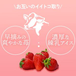 冷凍 業務用 苺まるごと練乳入りアイス 20g...の詳細画像2