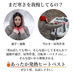 ヒーターベスト 電熱式 あったかグッズ 軽量 ...の詳細画像1