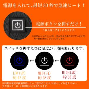 ヒーターベスト 電熱式 あったかグッズ 軽量 ...の詳細画像2