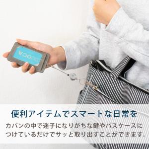 リール付きキーホルダー キーチェーン キーリー...の詳細画像2