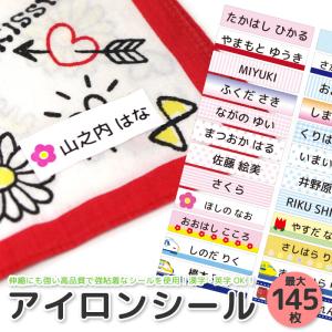 お名前シール アイロンシール 布用 洗濯に強い 靴下 布 衣類 アイロンラバーシール おなまえ ネーム 保育園 幼稚園 小学校 入学準備 name005