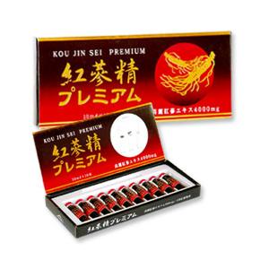 高麗紅蔘エキス(人参エキス)4,000mg含有！紅参精プレミアム 徳用60本