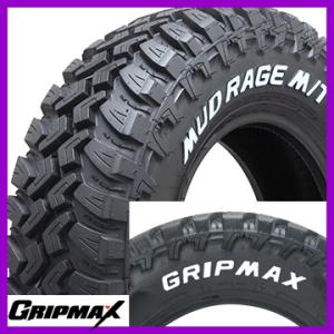 4本セット GRIPMAX グリップマックス マッドレイジM/T RWL ホワイトレター(限定) 6.50R16 110/105Q タイヤ単品