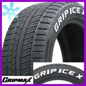 4本セット GRIPMAX アイスX RWL ホワイトレター(限定2022年製) 195/45R17...