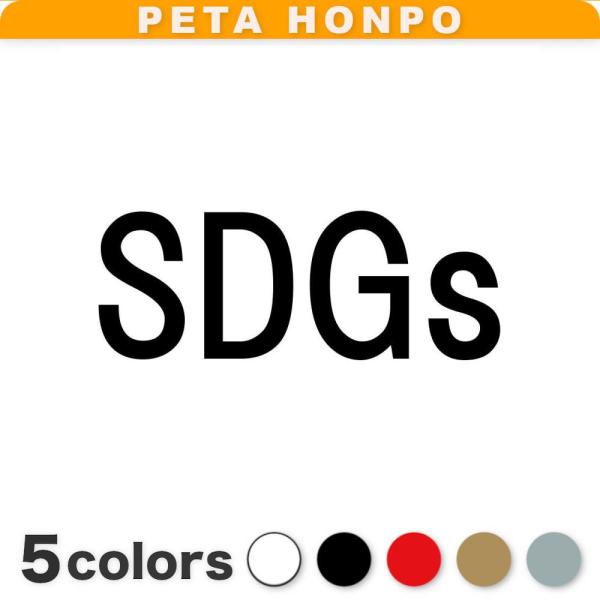 カッティングステッカー SDGs サイズ選択可 持続可能な開発目標 環境 エコ 資源