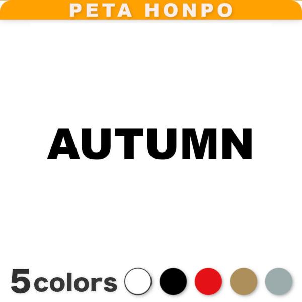 カッティングステッカー AUTUMN サイズ選択可 季節 春夏秋冬 秋 英語