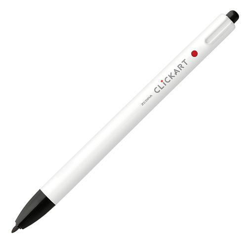 クリッカート 黒 WYSS22-BK 水性ペン ノック式 ゼブラ