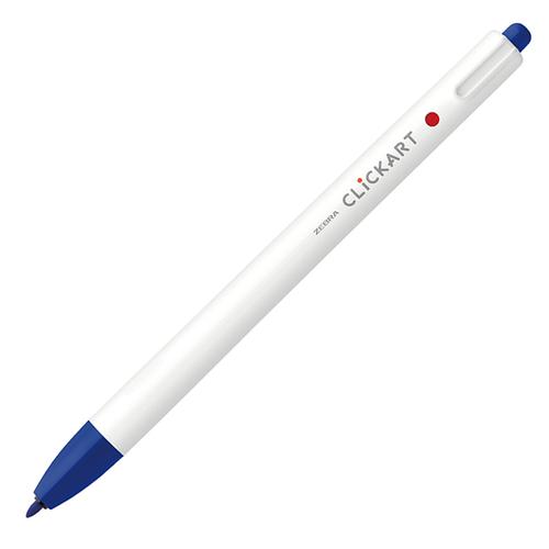クリッカート 青 WYSS22-BL 水性ペン ノック式 ゼブラ