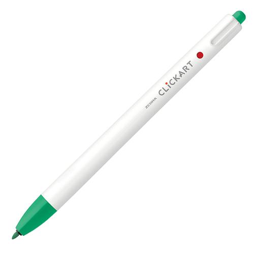 クリッカート 緑 WYSS22-G 水性ペン ノック式 ゼブラ