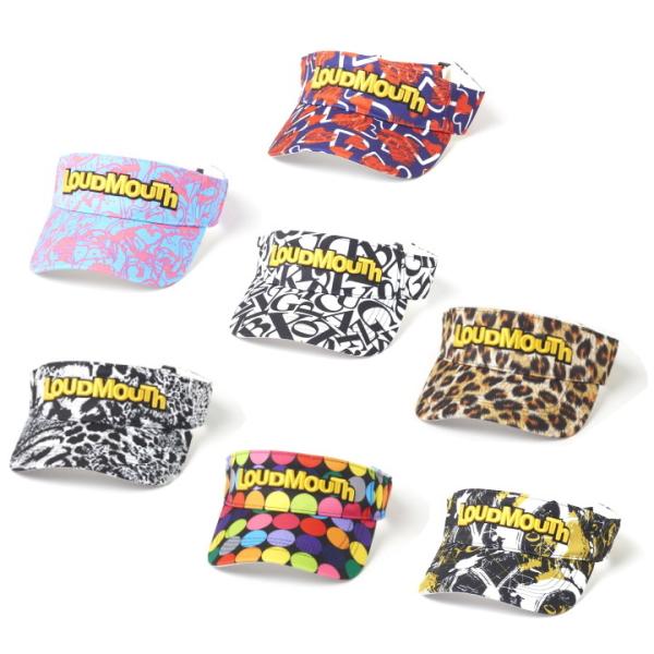 「送料無料(北海道・沖縄を除く)」2022 ラウドマウス ユニセックス 総柄 バイザー 772-90...