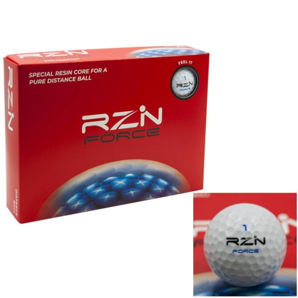 「送料無料(北海道・沖縄を除く)」RZN Golf RZN FORCE ゴルフボール 3ピース 1ダ...
